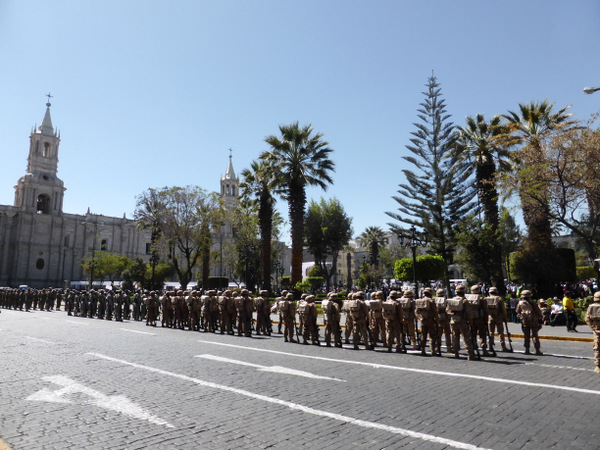 Peru Arequipa Parade