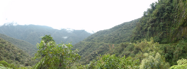 Bolivia Worlds Most Dangerous Road Panorama