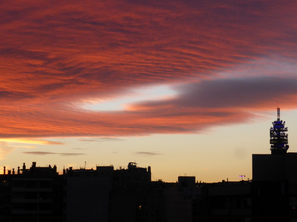 Chile Santiago Sunset